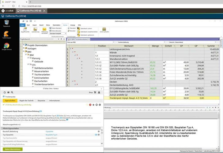 LV-Erstellung mit STLB-Bau Online.