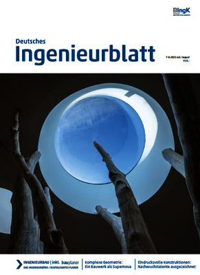 Cover Deutsches Ingenieurblatt Ausgabe 7-8/2021