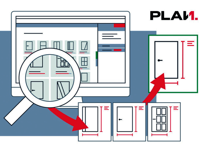 „Plan.One“ ermöglicht über die Website www.plan.one oder mittels BIM-Plugin eine herstellerunabhängige Produktsuche.