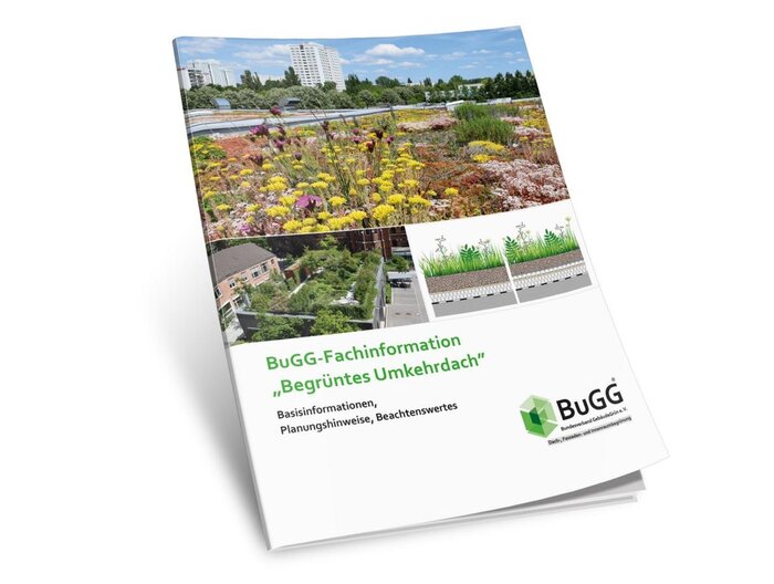 Cover zur BuGG-Fachinformation "Begrüntes Umkehrdach"