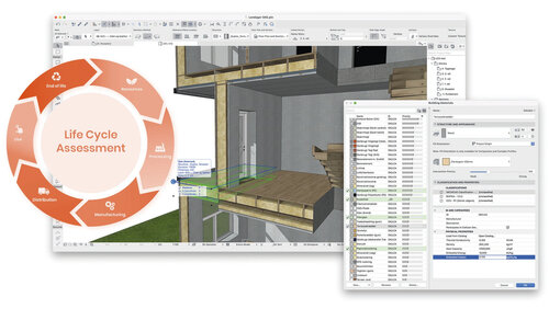 BIM-Software analysiert CO₂-Bilanz von Bauteilen