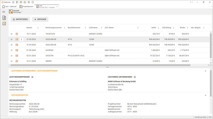 CaliforniaX: Neues Modul für E-Rechnungsverarbeitung