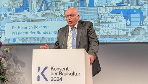 Dr.-Ing. Heinirch Bökamp, Präsident der Bundesingenieurkammer