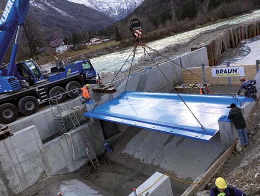 Stahlwasserbauklappe